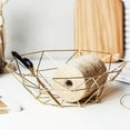 thumbnail image 3 of Golden Wire Basket, Breathable Design for Even Fruit Ripening, Easy to Clean & Modern Kitchen Decor, 3 of 7
