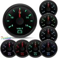 thumbnail image 1 of Voltímetro retroiluminado para coche, 8-16V/16-32V, resistente al agua, 7 colores, 52mm, LCD, IP67, medidor de voltaje, vidrio antiniebla, compatible con Auto, barco, yate, RV, 1 of 5