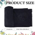 thumbnail image 2 of 3.3 Yards Black Nylon Lace Fabric Flower Pattern Lace Trim 59 Inches Wide Floral Pattern Ribbon French Sewing Fabrics for DIY Crafts Wedding Party Sewing Dresses Home Decoration, 2 of 8