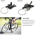 thumbnail image 3 of Palancas de Cambio de Bicicleta Brillar Desviador 3x8 Velocidades, 3 of 5