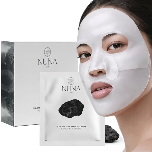 Mascarilla Facial Hidrogel con Ceniza Volcánica y Ácido Hialurónico NUNA