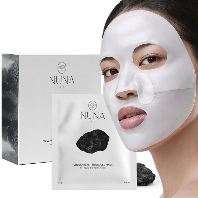 Mascarilla Facial Hidrogel con Ceniza Volcánica y Ácido Hialurónico NUNA