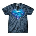 thumbnail image 1 of Wild Bobby, Cute Heart Shaped Couple Dolphins, Animal Lover, Tie-Dye Tees, Spiral Navy, Small, 1 of 3