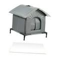 thumbnail image 2 of Almencla Outdoor Cat House Protection Portable Cat Tent for Winter Community Backyard L L, 2 of 8