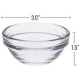 thumbnail image 2 of Cooking Baking Supplies Small Glass Pinch Bowl Ramekin Kitchen Essential, 8pc, 2 of 9