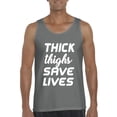 thumbnail image 1 of Normal is Boring - Men's Tank Top for Men, up to Men Size 3XL - Thick Thighs Save Lives, 1 of 5