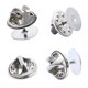 thumbnail image 1 of 120 piezas de alfileres en blanco con 120 piezas de embrague (plateado), 1 of 1
