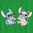 thumbnail image 2 of Boy's Lilo & Stitch Ice Cream Couple  Graphic Tee Kelly Green X Large, 2 of 4
