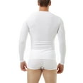 thumbnail image 2 of Underworks Microfiber Compression Crew Neck Light Compression T-shirt with Long Sleeves, 2 of 2