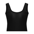 thumbnail image 4 of Under $5 Camisoles & Tanks for Women,Xingpeng Adjustable Vest Black L Women with Pad Short Wear Sports Base Shirt with Thread I Vest Underwear, 4 of 4