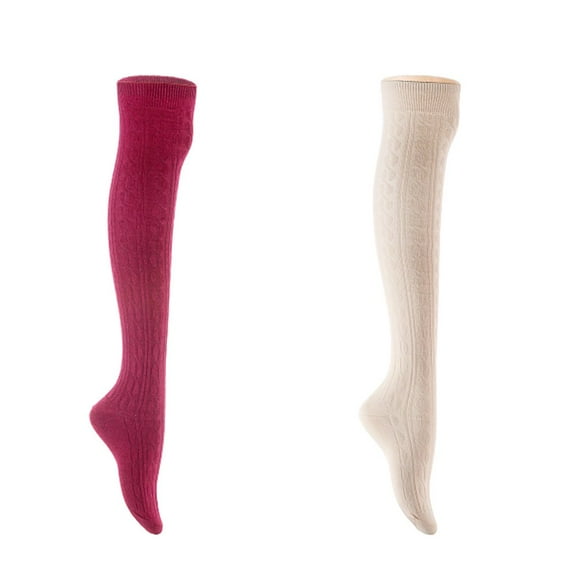 Lian LifeStyle Cute Big Girl's Women's 4 Pairs Cotton Crew Socks, HR1790 Size, (6-9) Color (Black, BrickRed, Navy, Dark Grey)