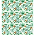 thumbnail image 3 of Watercolor Duvet Cover Set Twin Size, Coconut Fruit Exotic Nature Palm Tree Leaves Aloha Hawaii Polynesian Food, Decorative 2 Piece Bedding Set with 1 Pillow Sham, Green Pale Brown, by Ambesonne, 3 of 3