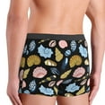 thumbnail image 4 of Men's Boxer Briefs, Pink Gold Blue Shell Conch Soft Comfy Mens Underwear Boxer Briefs Breathable With Widen Waist, 4 of 7