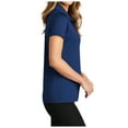 thumbnail image 3 of Yellow Rooster Womens Short Sleeve Eclipse Stretch Polo Shirt Estate Blue 2XL, 3 of 7