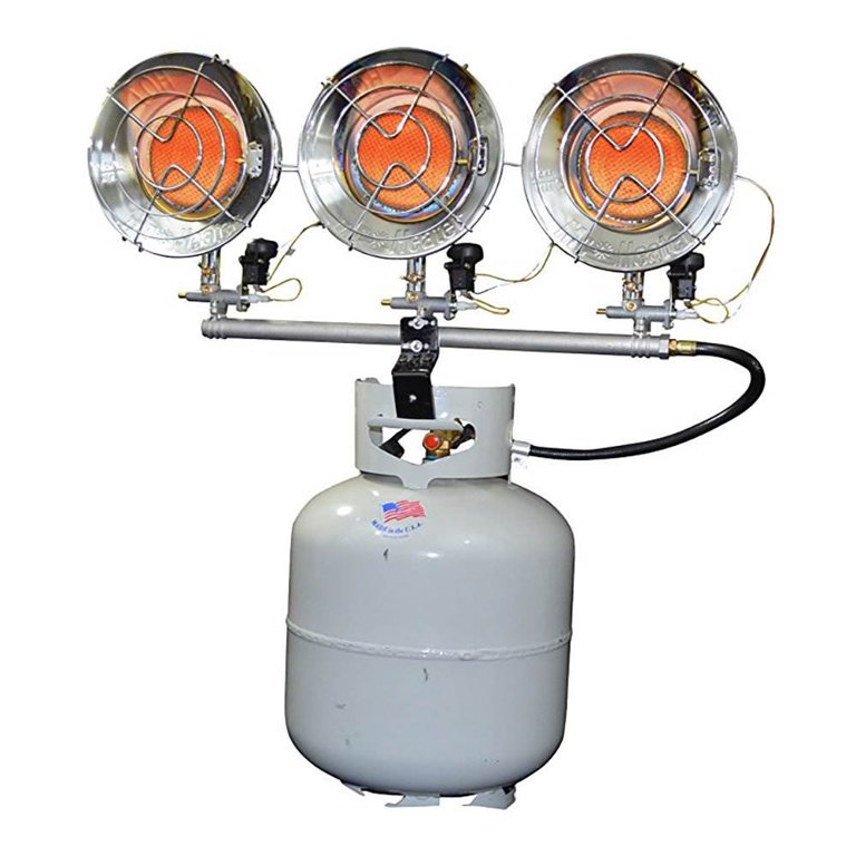 Mr. Heater 45000 BTU 3 Tank Top Burner Spark Ignition Propane Heater (2  Pack) - Walmart.com