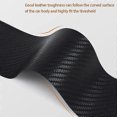 thumbnail image 4 of Motor Vehicle Parts Car Door Sill Protector Stickers 4pcs Leather Carbon For Nissan Patrol Y60 Y61 Y62 Fiber Decor Decal Threshold Accessories, 4 of 5