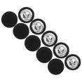 thumbnail image 1 of Houderco 10Ud Botones Redondos Negros Para Ropa Botones Para Coser Accesorios De Abrigos Y Suéteres, 1 of 8