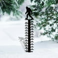 thumbnail image 1 of Xihbxyly Medidor de Nieve de 24 Pulgadas, Diseño de Metal Artesanal, Construcción de Acero Resistente, Decoración de Jardín Exterior, Accesorio Navideño para Jardín, Fácil Instalación, Longitud Total, 1 of 6