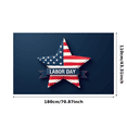 thumbnail image 3 of American Flag Patriotic Decor Labor Day Star Shape Banner Decorative Design for Holiday Celebration Event Display, 3 of 7