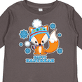 thumbnail image 4 of Inktastic Happy Hanukkah with Fox and Snowflakes Boys or Girls Long Sleeve Toddler T-Shirt, 4 of 5