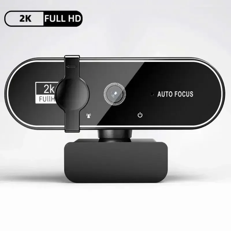 4K Full HD Webcam with Microphone Autofocus 8MP Website Camera for Windows PC Laptop  External Web Cam Video Calling