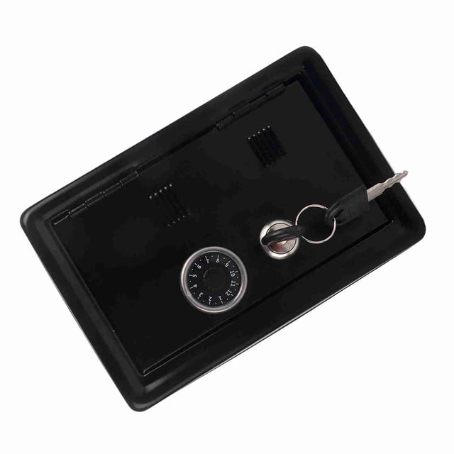 Caja Pequeña, Resistente y Elegante, Fácil de Usar, Para El Hogar, La Escuela O la Oficina, Con 2 Llaves, Caja Fuerte Con Contraseña Para Loss Los Niños Aprendan Dinero de