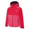 thumbnail image 3 of Dare 2B - Chaqueta de Esquí Impose III para Niños/Niñas (Rosa Virtual, Geranio), 3 of 3