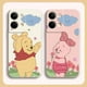 thumbnail image 2 of Case For OPPO RENO 8 7 9 6 7SE 5 4 4SE 4 3 4G 5G PRO PLUS Colour Simple Liquid Silicone Case Piglet Winnie the Pooh Bear, 2 of 5