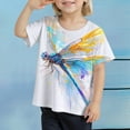 thumbnail image 2 of Summer Shirts Girls Boys 2-3 Years White Toddler Tie Dye Shirt Kids Girls Boys Short Sleeve Shirts Colorful Shirts for Girls Cute Tops for Teen Girls Pullover Shirt Trendy Shirt, 2 of 5
