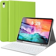 Keyboard Case for iPad Pro 12.9 inch (Old Model) 2015 1st / 2017 2nd Gen - Rechargeable, Detachable Wireless Bluetooth Keyboard - Folio Smart Leather Cover with Pencil Holder for Apple iPad Pro 12.9”