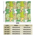 thumbnail image 3 of Kll Fleece Blanket Plush Throw Blanket Cartoon Frog,Soft Fuzzy Cozy Flannel Blanket For Couch Sofa Bed.(60"X50"), 3 of 9