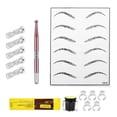thumbnail image 4 of Kit de lápiz de entrenamiento de permanente profesion Ejercicio de práctica de cejas Beauty Pink, 4 of 9