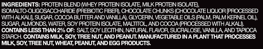 MusclePharm Combat Crunch Protein Bar, Chocolate Cake, 20g Protein, 12 Ct