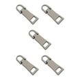 thumbnail image 1 of Langgg 3pcs/set Reusable Zippers Pull Tab - Universal Metal Zippers Replacement Zippers Replacement Header No. 3 * Gun color 5Set, 1 of 6