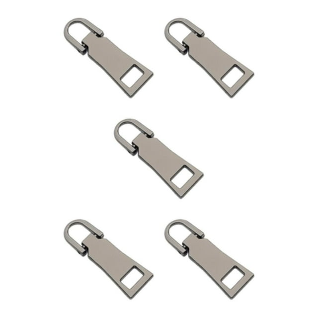 Guardoinrt 3pack/lot Reusable Zippers Replacement Header - Practical And Wide Application Widely Zippers Slider No. 3 * Gun color 5Set