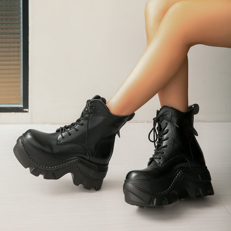 靴 TOKYO BLACK PLATFORM SHORT BOOTS YELLO / TOKYO BLACK MID SNEAKER SHORT BOOTS