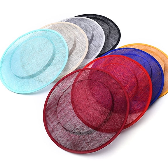 GOOHOCHY Women Plain Round Shape Hat Base Headpiece Man Miss