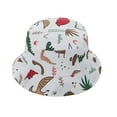 thumbnail image 3 of Delliss Baby Sun Hat Wide Brim Dinosaur Print Sun Protective Toddler Bucket Hat Summer Kids Beach Hats Wide Brim Outdoor Play Hat for Boys Girls, 3 of 3