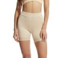 thumbnail image 2 of Defitshape Women's Padded Shapewear Shorts Firm Shapewear Underwear Lace Tight Butt Lifting Spandex Mid Thigh Butt Lifter Apricot 3X-Large, 2 of 4