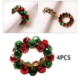 thumbnail image 4 of Servilleteros navideños Sunnimix de aleación de zinc 4 piezas campanas, 4 of 8