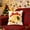 Yellow, variant on Lunxisen 1 Pcs Christmas Embroidery Throw Pillow Covers Christmas Dec Velvet Pillowcases Xmas Trees Cushion Pillow Cases Soft Square Holiday Pillowcase(17.7*17.7in)