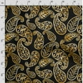thumbnail image 3 of Soimoi Asian Paisley Print, Velvet Fabric, Decor Sewing Fabric by The Yard 54 Inch Wide,Decorative Fabric for Upholstery and Home Accents, Black, 3 of 5