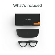 Oakley Meta HSTN, Black, Clear Lenses | Smart AI Glasses, Camera, Audio, Video Recording