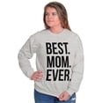 thumbnail image 4 of Best Mom Ever Mama Mors Day Relative Women Plus Size Crewneck Sweatshirt Brisco Brands 5X, 4 of 5