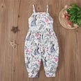 thumbnail image 4 of MZXELPRJD Girls Jumpsuit Easter Day Birthday Gifts Bunny Print Halter Strapless Bodysuit Crawler Hoodie Bottom Jumpsuit Baby Girl Romper, 4 of 9