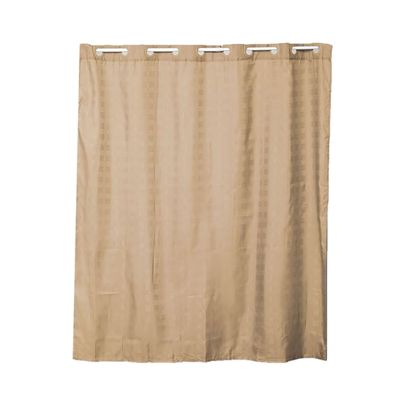 Rideau de Douche Extra Long en Polyester Sans Crochet 79"L x 71"W