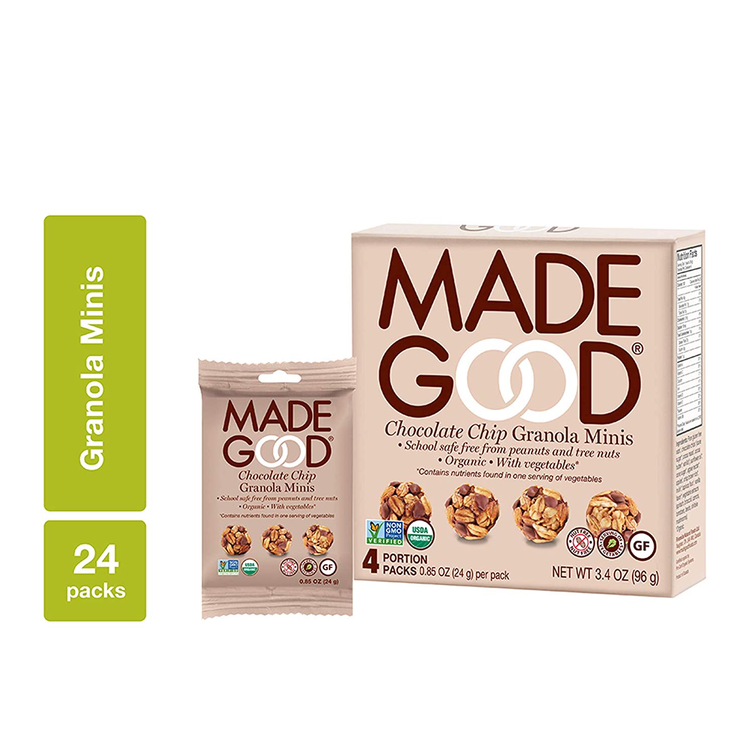 Made Good Organic Granola Minis Mixed Berry 4 Pouches Walmart Com