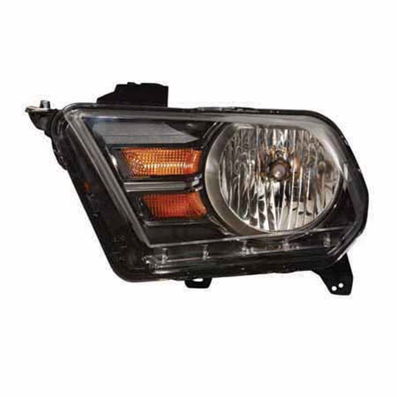KAI New CAPA Certified Premium Replacement Driver Side Headlight Assembly, Fits 2010-2014 Ford Mustang
