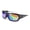 Blue/Green, variant on USA Sports Revolution 2 Fishing Sunglasses in Matte Black Frame with TAC Brown Tinted Green Mirror Polarized Lens