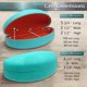 thumbnail image 4 of Estuche para Gafas de Sol MyEyeglassCase XL para Monturas Curvas en Color Azul Verdoso, 4 of 8